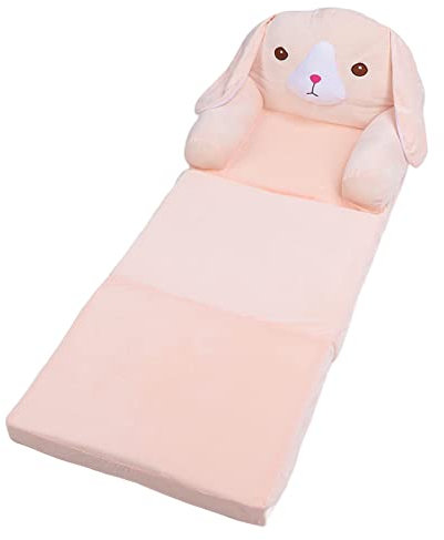 Ausziehbare Kindercouch, Faltbare Kleinkindcouch, Sofa, Rosa Hundeschwamm, Ausziehbare Kindercouch, Weiches Kinder-Schlafsofa Zum Aufklappen Zuhause, Hotel, Kindergarten