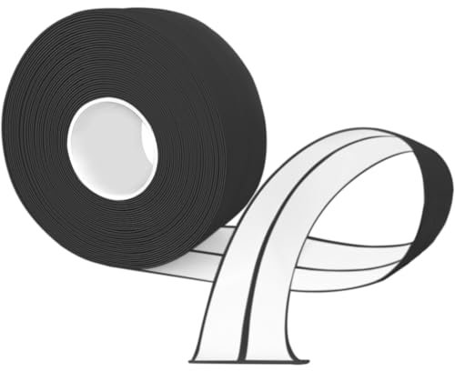 TAOYIO Plinthe Souple Autoadhésive,6M PVC Plinthe Adhesive20x20mm, Plinthe Cuisine Corniere PVC Autocollante pour Cuisine et salle de bain 2x2 Noir