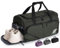 Sporttasche Reisetasche für Damen und Herren Trainingstasche Gym Bag mit Schuhfach und Nassfach Duffel Bag Tasche für Sport, Fitness, Schwimmen, Reisen (42L, Olivgrün)-UX