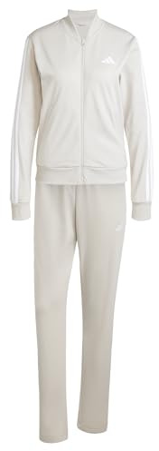 adidas Women's ESSENTIALS 3-STRIPES TRACKSUIT, wonder alumina, XXS