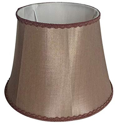 CWCQGH Konischer Lampenschirm im traditionellen Design, E27-Lampenschirm aus Baumwollstoff, geeignet für Tischlampe, Stehlampe, Wandlampe (A 35 cm)