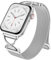 CeMiKa Correa Metálica Compatible con Correas Apple Watch Straps 46mm 45mm 44mm 42mm 49mm, Correa de Malla con Cierre Acero Inoxidable para iWatch Ultra Ultra 2 Series 10 9 8 7 6 5 4 3 SE, Plata