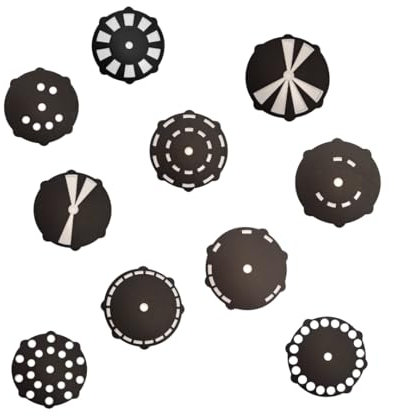 10er Set Focus Foam Dart Trainer - Präzisionstraining Pad - Dartscheibe aus Schaumstoff - Dart Zubehör - Training für Auge-Hand-Koordination