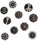 10er Set Focus Foam Dart Trainer - Präzisionstraining Pad - Dartscheibe aus Schaumstoff - Dart Zubehör - Training für Auge-Hand-Koordination