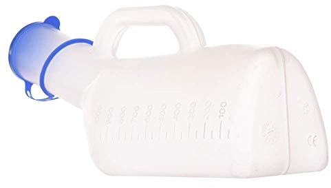 Urinflasche, tragbares Urinal, Urinal, tragbares Herren mit einer Kapazität von 1000 ml, leicht zu reinigen