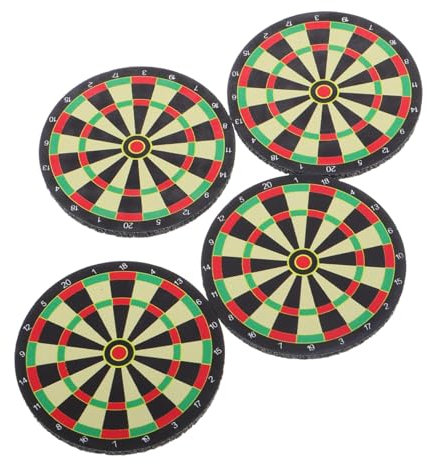 KOMBIUDA 4 Stück Puppenhaus dartspiel Spielzeug Magnet-Dartscheibe Mini-Dartscheibe Magnetische Dartscheibe für Kinder winzige Dartscheiben interaktive Sportspiele Dartscheibenständer