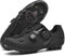 PENXZT Mountainbike Schuhe Herren Damen, Kompatibel mit Shimano SPD 2-Bolts Pedals Anti-Skid Atmungsaktiv Fahrrad Spin MTBschuhe Radsportschuhe,Schwarz,39 EU