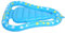 Haustier Floating Row PVC verdicken Sommer Hundepool Float Blasable Floß Haustiere Wasserspaß Werkzeuge langlebiger sicherer Schwimmhilfe für Hunde aus 0,35 mm PVC -Materialgröße