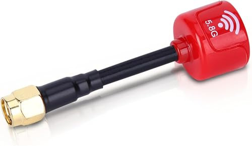 CYSFETENA 5.8GHz 3dBi RHCP Antenne für FPV Racing Drohne, Antenne mit niedrigen Feedverlusten, starker Signalstabilität, für FPV Antenne & FPV Controller, RP-SMA oder SMA Anschluss