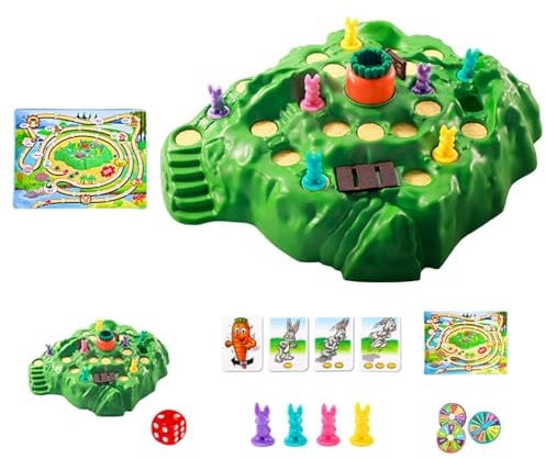 Funny Bunny Trap Children's Double Board Game Boys and Girls Puzzle Game Two-Player- Gifts for Kids