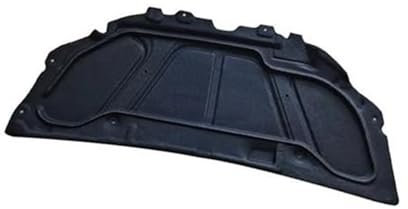 Clynex Tapis en Coton Isolant Thermique et phonique, for Peugeot, 307 2004 2005 2006 2007 2008 2009 2010 2011 2012 2013 Bouclier Thermique pour Moteur de Voiture(Black 2004-2006)