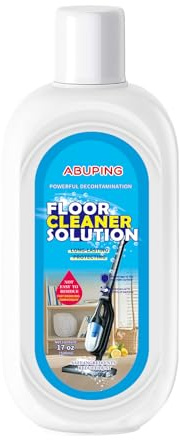 ABUPING Detergente per pavimenti duri, 500 ml per bottiglia, sicuro per tutti i pavimenti duri e tappeti, perfetto per vari robot aspirapolvere con funzioni di pulizia