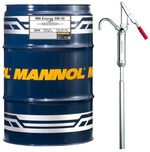 60L Mannol Energy 5W-30 Motoröl passend für VW 502.00 505.00 BMW LL-04 MB 229.3 229.5