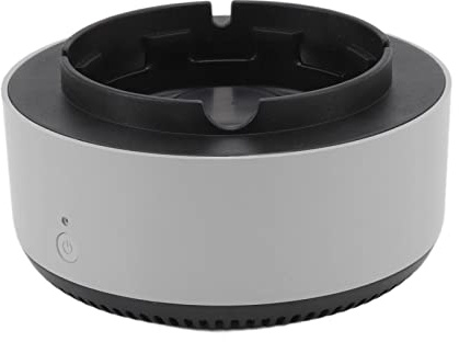 ARTOCT Smart Ashtray Self Extinguishing Small Multifunctional Negative Ion Air Purifier Ash Tray for Home (Grey Black)