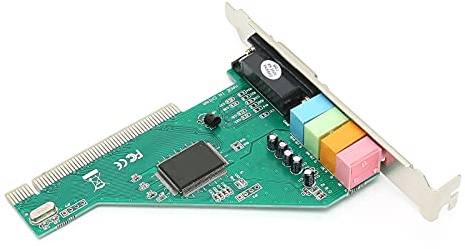 CFTGIW PCI Sound Card 120DB Duplex -Wiedergabe Computerzubehör mit 4 Kanal für 98 8738 Verhältnis Die der Reichweite PCI Sound Card120DB Cardcomputer in Integriert