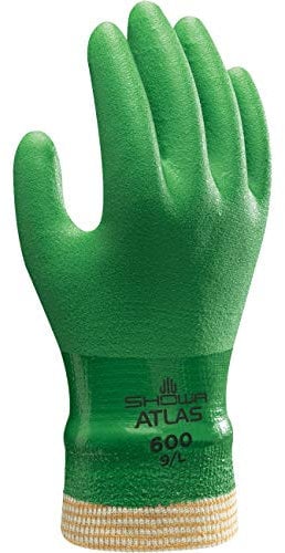 SHOWA 600, PVC – Beschichtung, Mehrzweck, Grün, 8/M