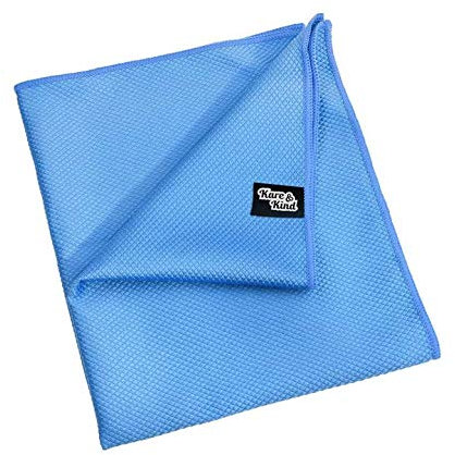 Large 20x16 Inch Microfiber Cleaning Cloth (2 Pack) for Polishing Stainless Steel and Glass to a Perfect Shine - Requires No Cleaning Detergent - Ideal for Kitchen Appliances, Windows, Screens, etc