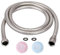 TRIPHIL Brauseschlauch knickfrei 71-Inch gebürsteter Nickel, Edelstahl & EPDM, 1.8m, 3er Pack, für Handbrausen & Duschköpfe