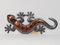 Klp Wanddeko Gecko Deko Tier Figur Lurch Eidechse Metall Echse Drachen Skulptur