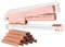 SIRMEDAL Eleganter, ultraklarer Acryl-Hefter mit 1000 Heftklammern für Bürozubehör {Roségold}