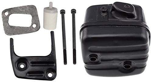 Hippotech Auspuff für Husqvarna 340 345 346 346XP 350 351 353 Kettensäge für Jonsered 2150 2149 2152