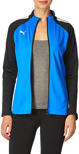PUMA Damen Training Jacket TeamLIGA Trainingsjacke, Electric Blue Lemonade, Schwarz, S