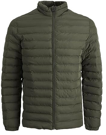 JACK&JONES JJERECYCLE Puffer Collar Noos Jacket, Rosin, S Homme