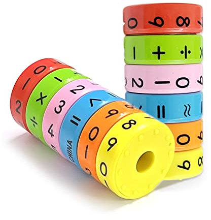 Lot de 2 Jouets éducatifs arithmétiques magnétiques pour Enfants,Développement du Cerveau, Jouets éducatifs pour Enfants.