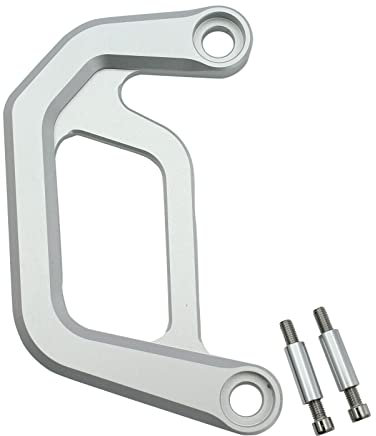 Motorrad Bremssattelabdeckung Hinterer Bremssattel-Abdeckungsschutz Passt Für BMW R1200GS 2005-2012 ADV 2006-2013 R NINET 2014-2019 SCRAMBLER 2017-2019 Silber