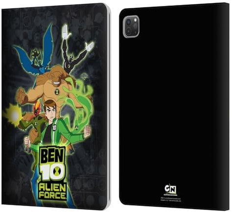 Head Case Designs Offizielle Ben 10: Alien Force Charakter Kunst Graphics Leder-Wallet-Hülle Kompatibel mit Apple iPad Pro 11 2020/2021 / 2022
