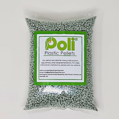 Pellets de plástico reciclado. Ideal para rellenar mantas pesadas, osos, muñecas y otros proyectos de manualidades (500 g)