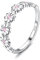 MILACOLATO Ring Damen Gänseblümchen Silber 925 Damen Ringe Frauen 18 Karat Gold Gefüllter Hawaiianischer Ring Mit Buntem Zirkonia Hochglanzpolierter Comfort Fit Statement-Eheringring