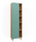 Vicco Armario de baño RUDI, Verde Menta/Roble, 56 x 193 cm con Puertas y Compartimentos Abiertos
