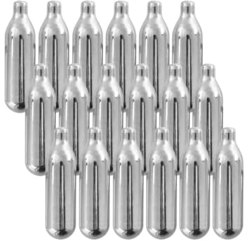 Zenker 9918150 Packung mit 18 Stück Kantilly-Protoxid-Patronen, Kartusche für Schlagsiphon, Stickstoff-Patrone, Stickstoffmonoxid, Edelstahl, Silber, 6,5 x 1,7 cm