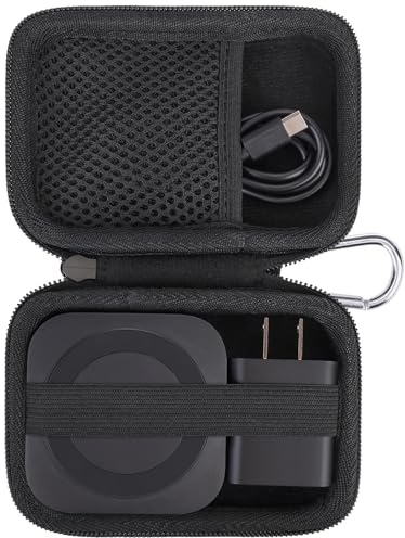 Khanka - Replacement Hard Travel Case for 3 in 1 Charging Station, Travel Wireless Charging Station for Multiple Devices, Case Only, Black, Travel