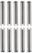 DTGN M1.5 x 10mm(DxL) Scanalato Molla Perno - 20pz - Ottimo per Casa Macchina Fissaggio - 304 Inox Acciaio Molla Tassello Tensione Rotolo Perno - Argento