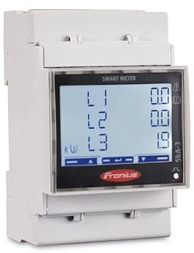 NAKA Smart Meter Stromzähler TS 1-Phasig Direktanschluss Bis 100A 0% MwSt. Kunststoff Weiß Fronius