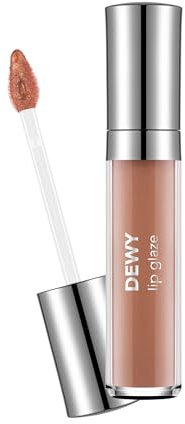 Flormar Dewy Lip Glaze - Glänzender Lipgloss mit feuchtigkeitsspendender Formel – Nicht klebrig & langanhaltend – Transparentes Finish für volle, gepflegte Lippen – 4 Undressed