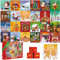 D-FantiX Puzzle Adventskalender, Weihnachtspuzzle 24 Tage Countdown-Kalender für Kinder, Jungen, Mädchen, Jugendliche, 1008 Teile Adventskalender Puzzle für Erwachsene, Weihnachtsdekoration Geschenk