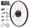 Varstrom 36V 250W Rueda Motor Trasero para Bici 27,5, Versión Cassette con Anchura de Montaje 136-142mm, Brushless Geared Rear Hub Motor - Ebike Conversion Kit con Pantalla LCD 500C