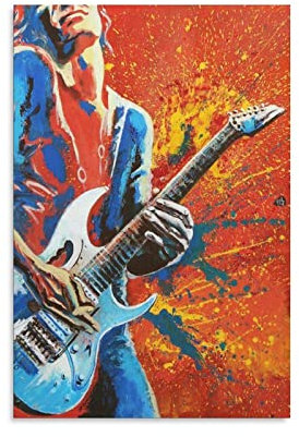 JINLIMAO Bild Auf Leinwand 50 * 70CM Senza Cornice Brillante Steve Vai Poster Soggiorno Camera da letto Pittura Opera d'arte