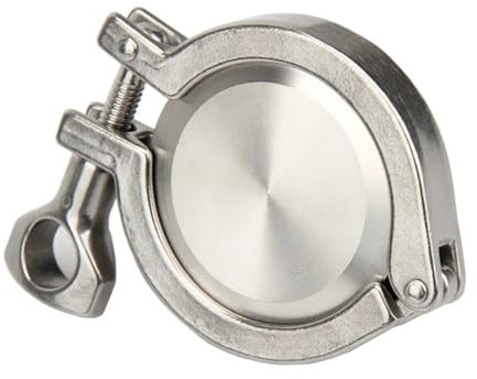 CZAOINCU 19/25/32/38/45/51/57/63/76/89/10/2/108/-159Mm OD Tri Clamp Ferrule + End Cap + Tri Clamp + Silicon Gasket (102mmOD119mm)