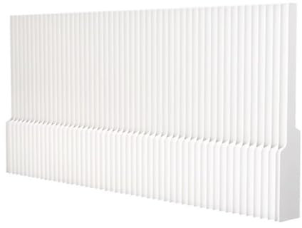 Raumteiler aus Papier, Flexible Trennwand aus Papier, Faltbare und einziehbare Trennwand, geeignet für Büros und gewerbliche Nutzung (3 x 1,2 m/9,8 x 3,9 Fuß)
