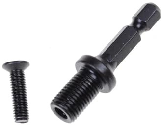 Bohraufsatz-Zubehör, Bohrfutter-Adapter, 6,35 mm Sechskant-Schaft-Adapter auf 1/2 3/8 Zoll Außengewinde, Bohrfutterschaft-Adapter, Bohrer (1 4 auf 3 8 Zoll)