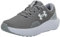 Under Armour Herren Ua Charged Surge 4 Sneaker, Steel Mod Gray White, 52 EU
