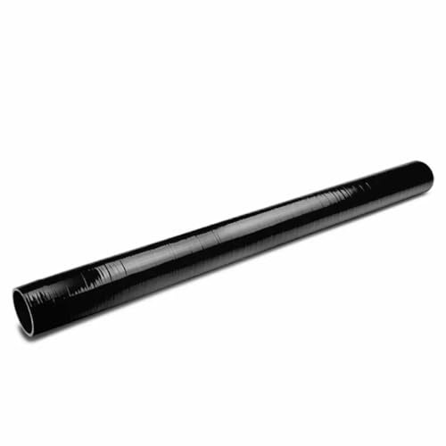LUXERAD ID 63 mm Droit 2.03 mètres de long Turbo/refroidisseur/tuyau d'admission Tuyau en silicone (Noir)
