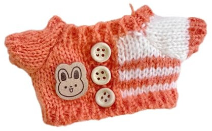 Puppenkleidung, DIY Puppenaccessoires, Selbstgemachte Puppen für 5,91 Zoll, Orange