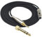 Zosvoses Cavo audio di ricambio Q702 compatibile con AKG K240, K240S, K240MK II, Q701, K702, K141, K171, K181, K271s, K271 MKII, M220, Pioneer HDJ-2000, con adattatore da 6,35 mm
