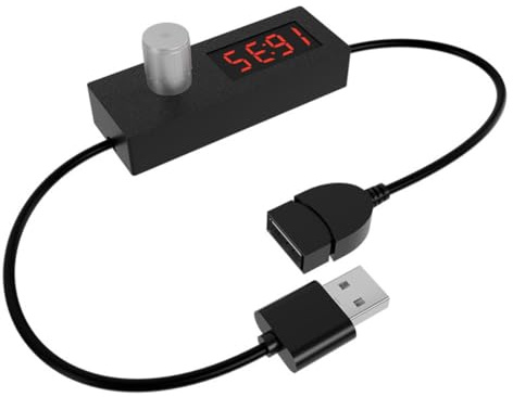 Tidevib 24-Stunden-Zeitschaltuhr mit automatischer Abschaltung, mit USB, Countdown-Netzkabel für Ladegeräte und Lampen