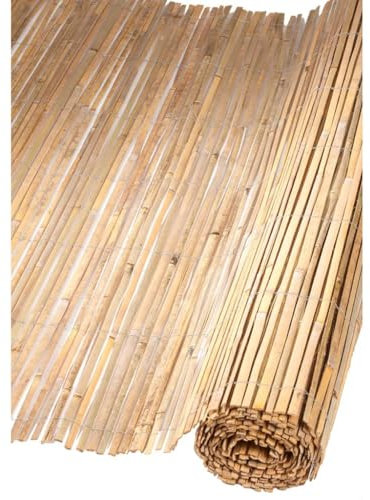 Nature Clôture de Jardin 500x100 cm Bambou Brise-Vue Palissade Coupe-Vent